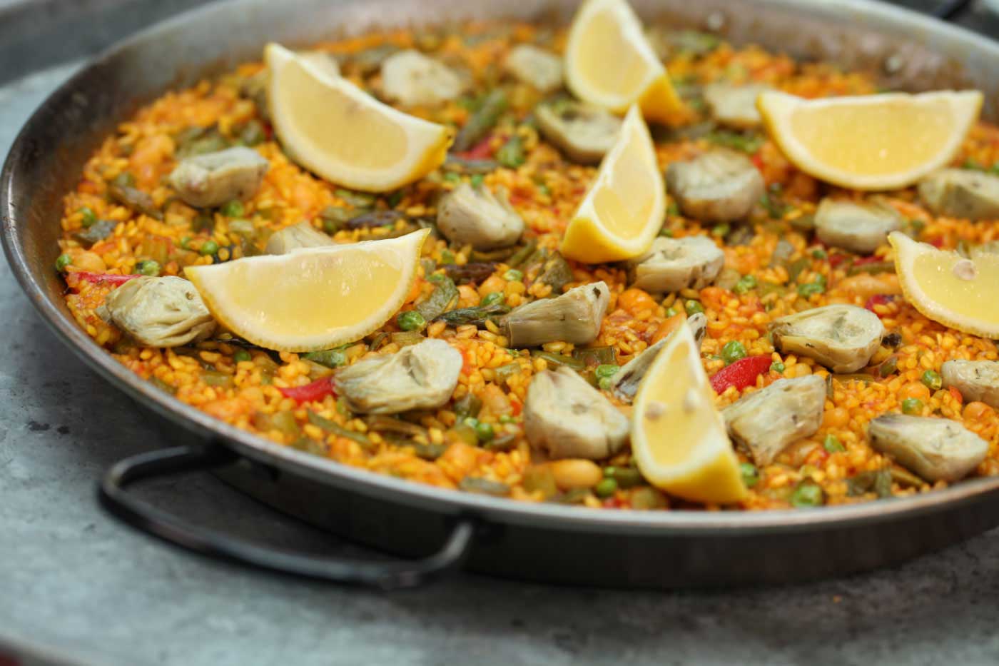 Easy Vegetable Paella Recipe - Spanish Vegetarian Paella