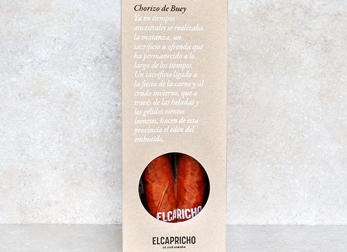 El Capricho Ox Chorizo 500g