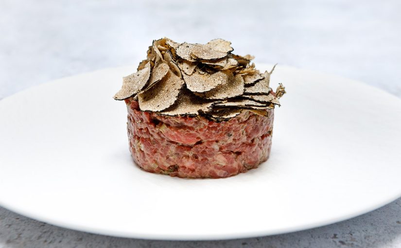 Ox Beef Tartare with Black Truffle