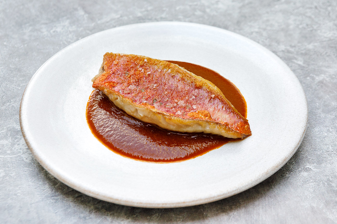 Red Mullet with Carabinero Prawn Bisque