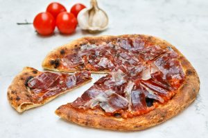 Pizza Tumaca with Jamon Ibérico de Bellota